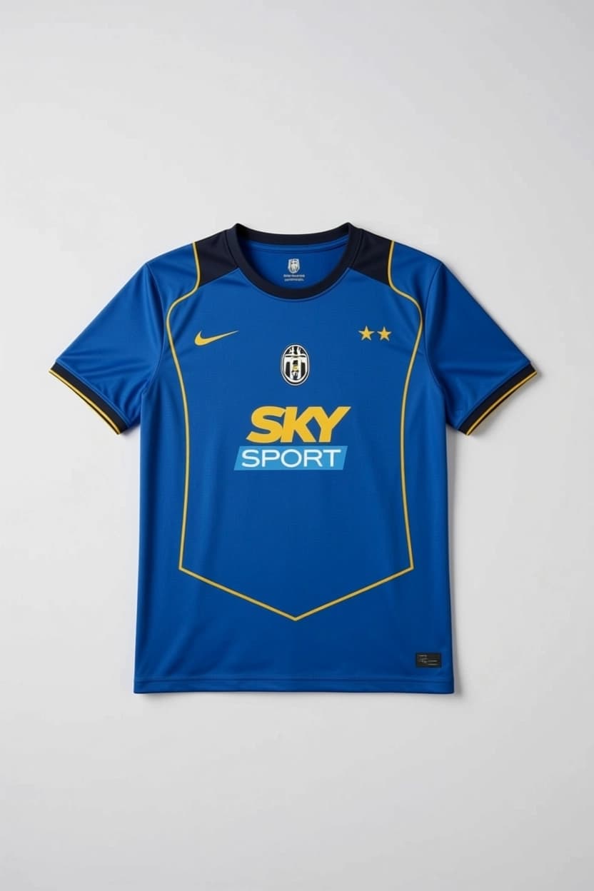 ZALTAN IBRAHIMOVIC 2004-2005 JUVENTUS THIRD KIT FIVE SLEEVE 